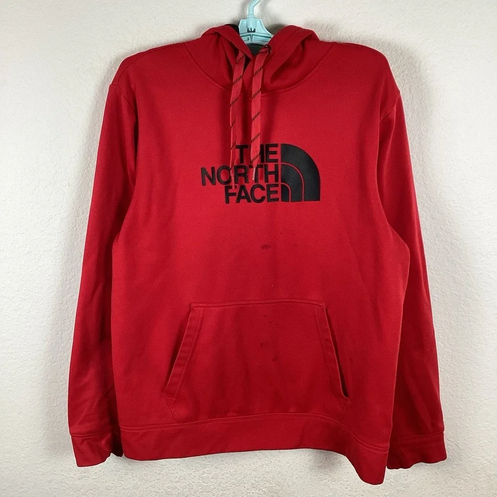 The North Face Mens Long Sleeve Sweatshirt Sz In Pics Many Small Stains Good